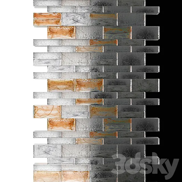 Poesia glass bricks 3DModel