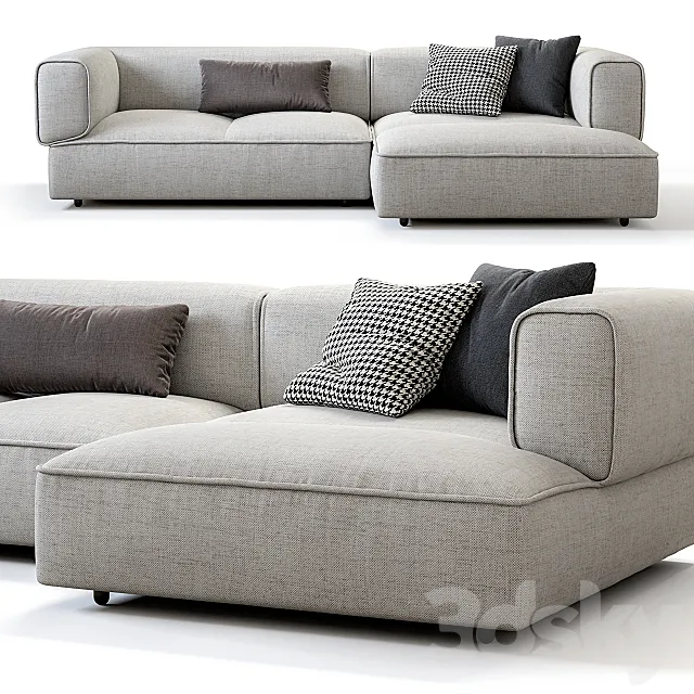 Poff sofa (v2) 3DModel