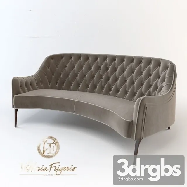 Poggi Small Sofa 3D Model Free