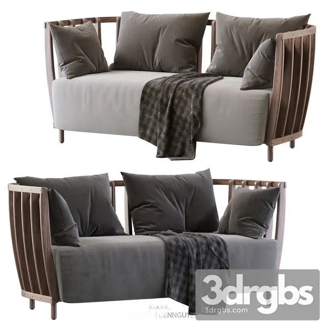 Pohjanmaan Capri Sofa 3D Model Free