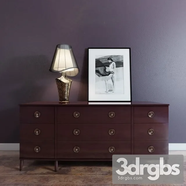 Poignet Dresser Decor 3D Model Free