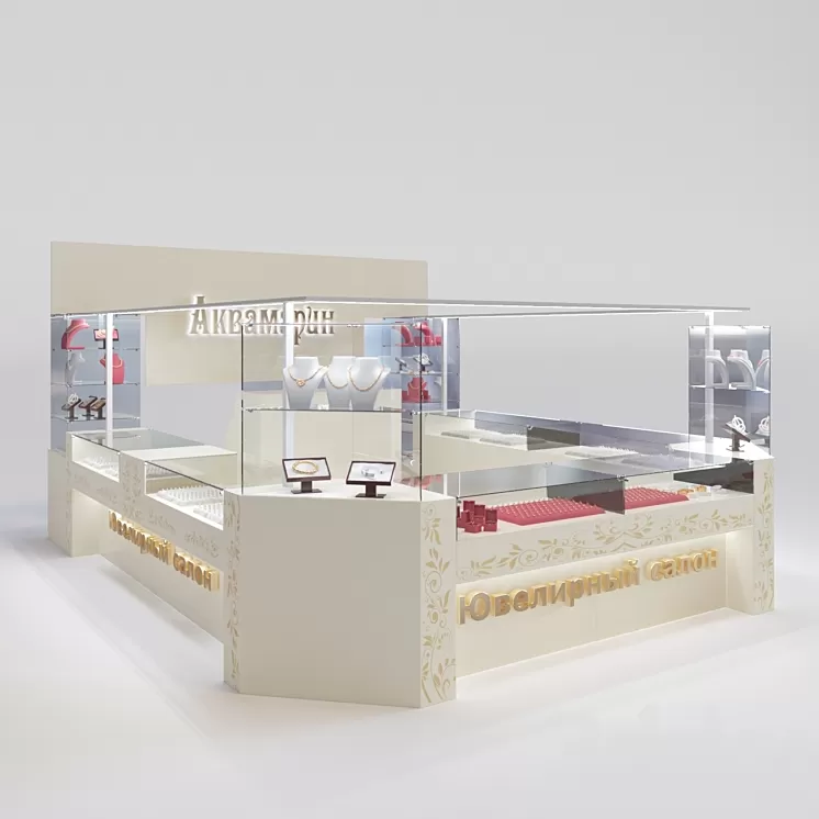 Point of Sale for sale jewelry 3D Model