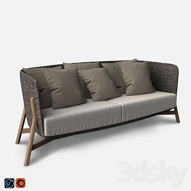Point ROUND Sofa 3 3DModel