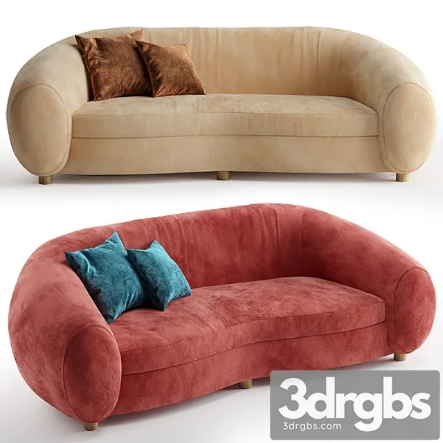 Polar bear sofa 3D Model Free