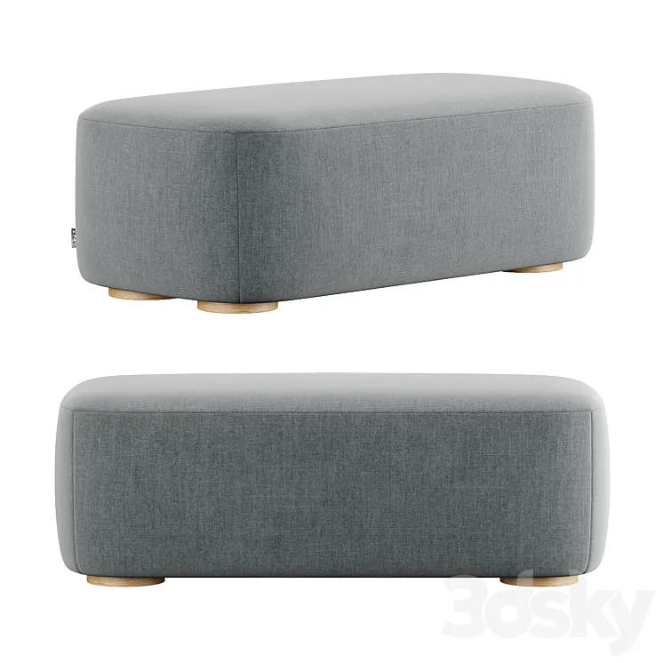 Polar Lounge Bench 3D Model Free
