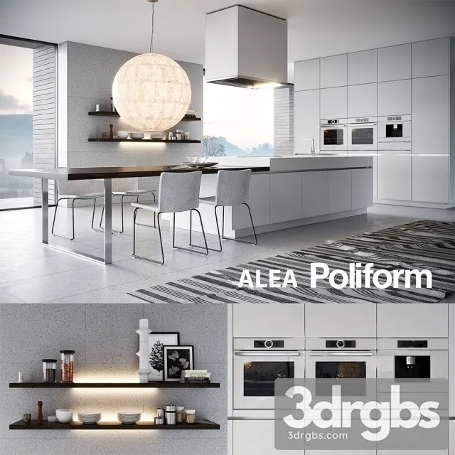 Poliform Alea 3 3D Model Free