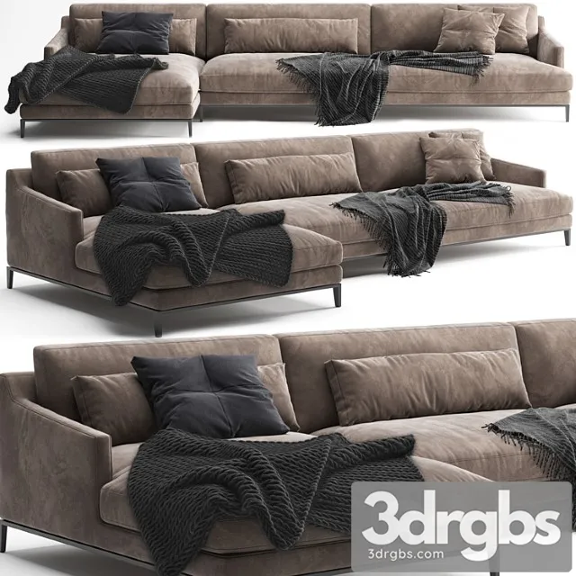 Poliform Bellport Sofa 10 3D Model Free
