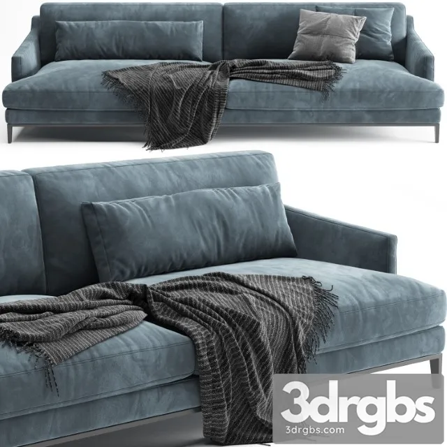 Poliform Bellport Sofa 3 3D Model Free