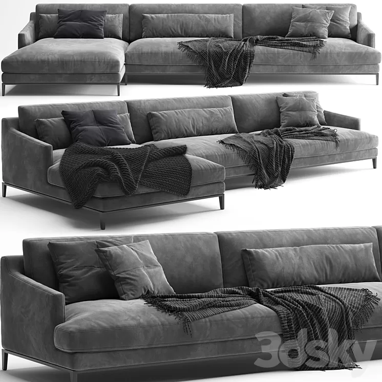 Poliform Bellport Sofa B 3D Model