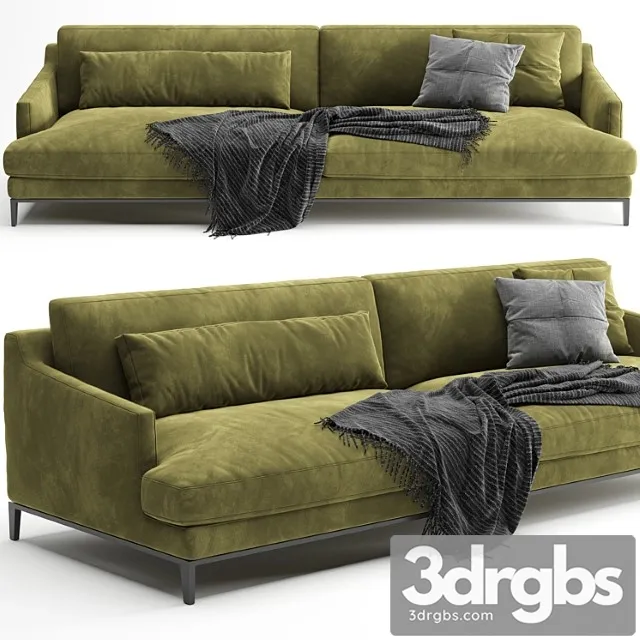 Poliform bellport sofa_3 2 3D Model Free