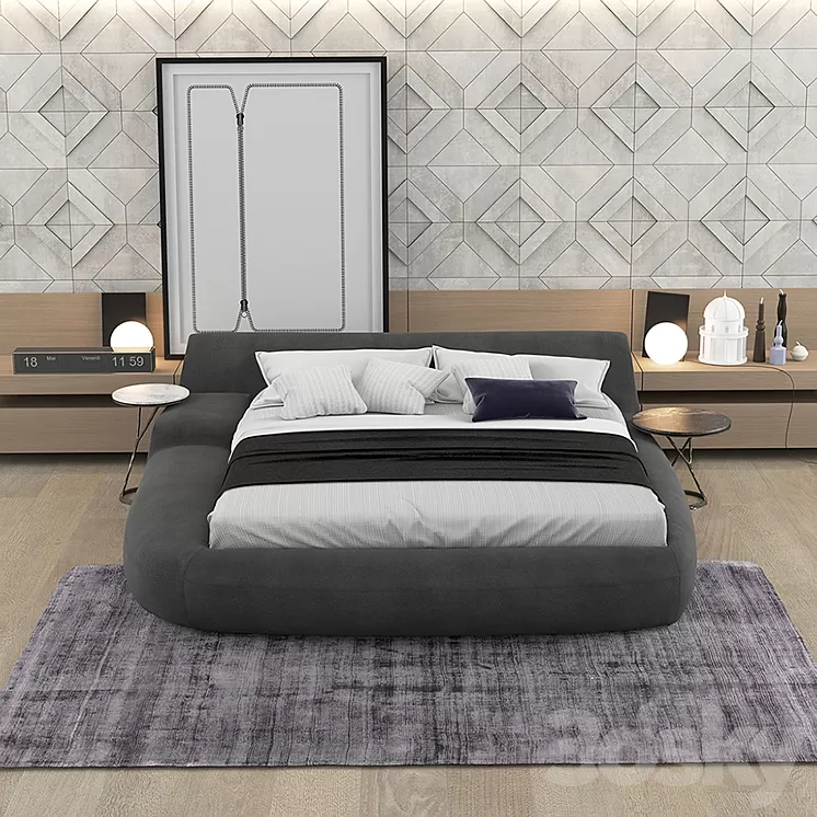 POLIFORM BIG BED 3D Model