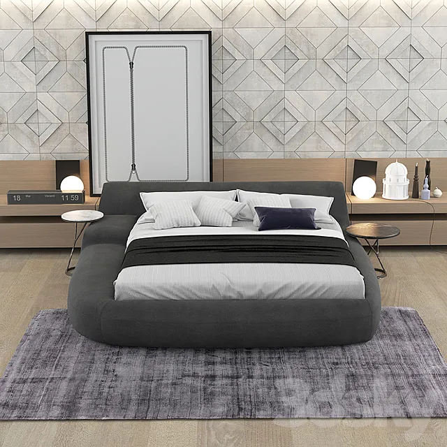 POLIFORM BIG BED 3DModel