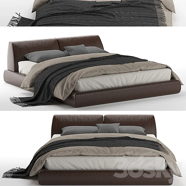 poliform bolton bed 3DModel
