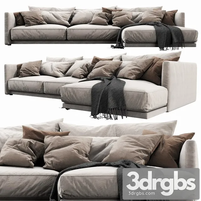 Poliform Bristol Chaise Lounge  Free Download