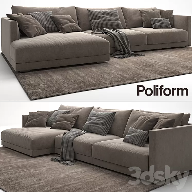 POLIFORM BRISTOL SOFA 3D Model