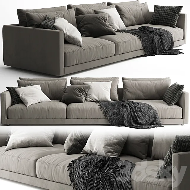 Poliform Bristol Sofa 3D Model