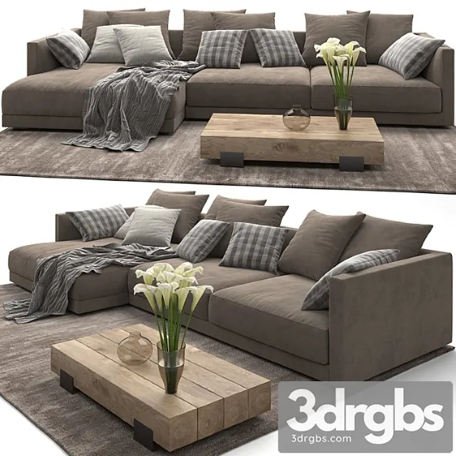 Poliform Bristol Sofa 7 3D Model Free