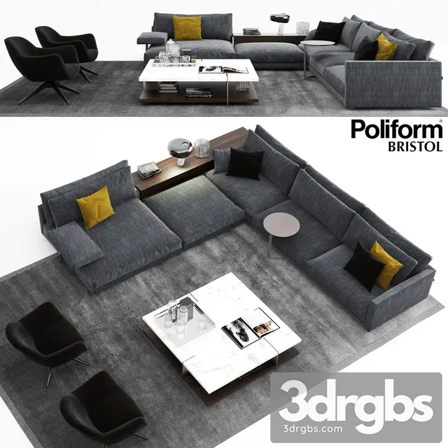 Poliform Bristol Sofa Set Free Download