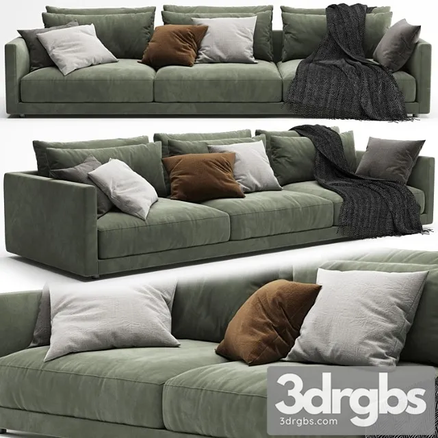 Poliform bristol sofa_123 2 3D Model Free