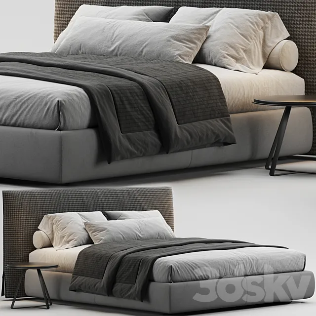 Poliform bruce bed 3D Model