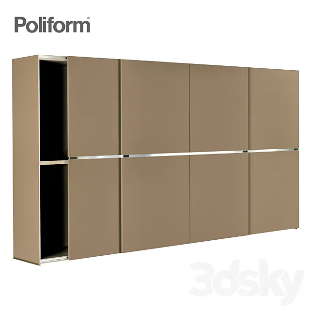 Poliform cabinet 3D Model
