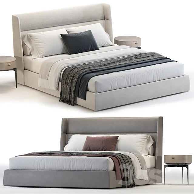 Poliform CHLOE Bed 3D Model