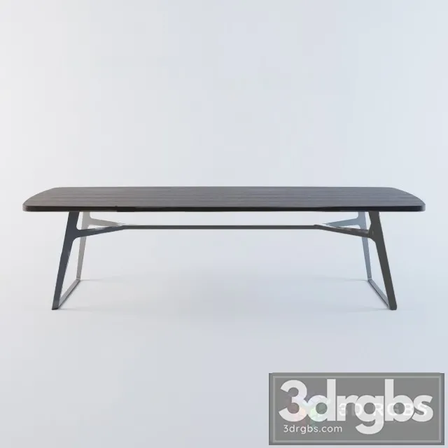 Poliform Clipper Table 3D Model Free