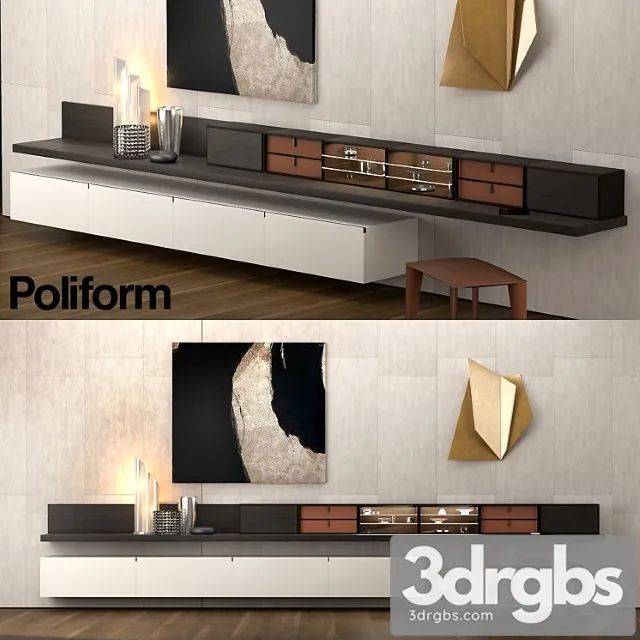 Poliform Day Collection 3D Model Free