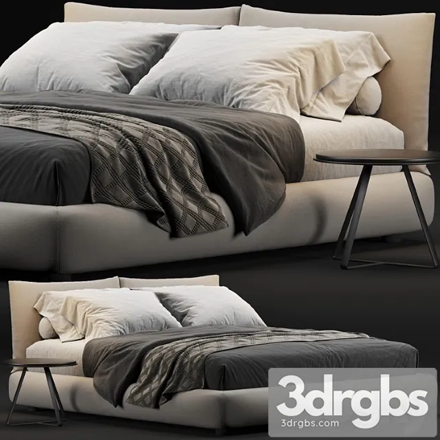 Poliform dream bed 3 3D Model Free
