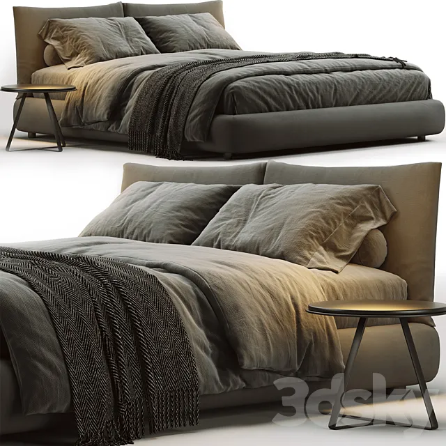 Poliform Dream Bed 3D Model