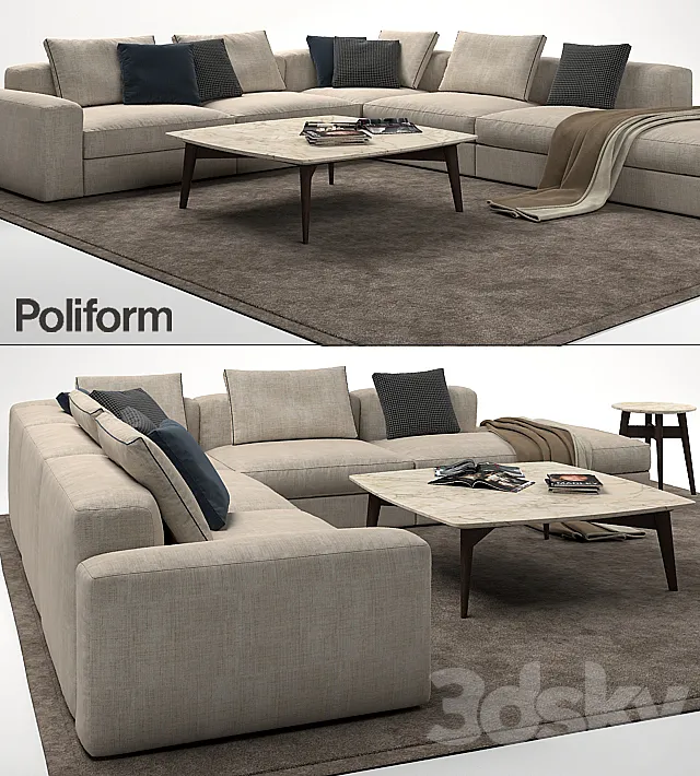 Poliform Dune Sofa 3DModel
