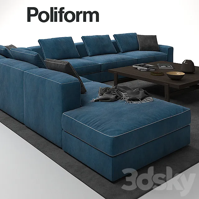 POLIFORM DUNE SOFA 3DModel