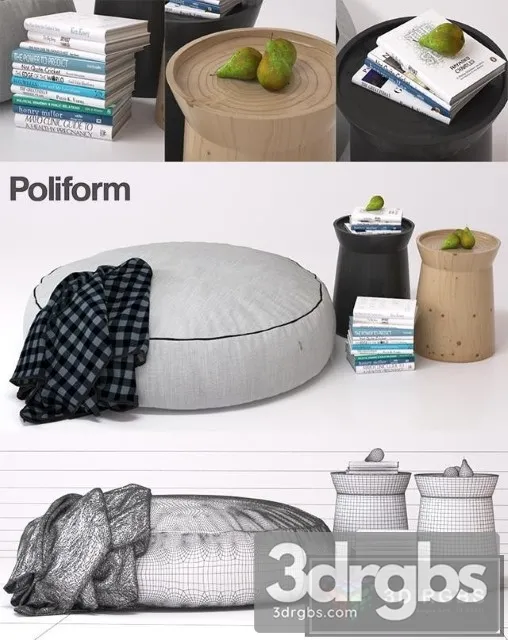 Poliform Fabric Pouf Free Download