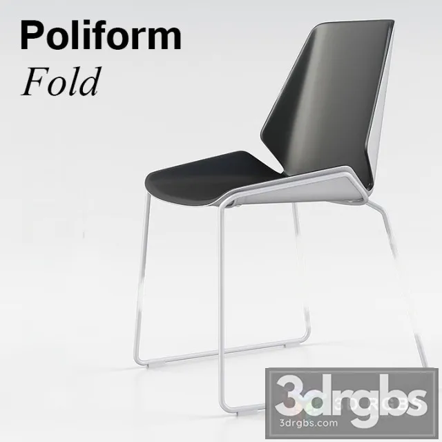 Poliform Fold Chair 3D Model Free