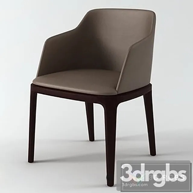 Poliform Grace Chair 3D Model Free
