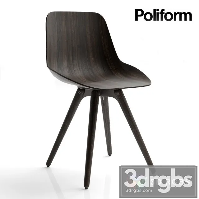 Poliform Harmony S28 Chair 3D Model Free