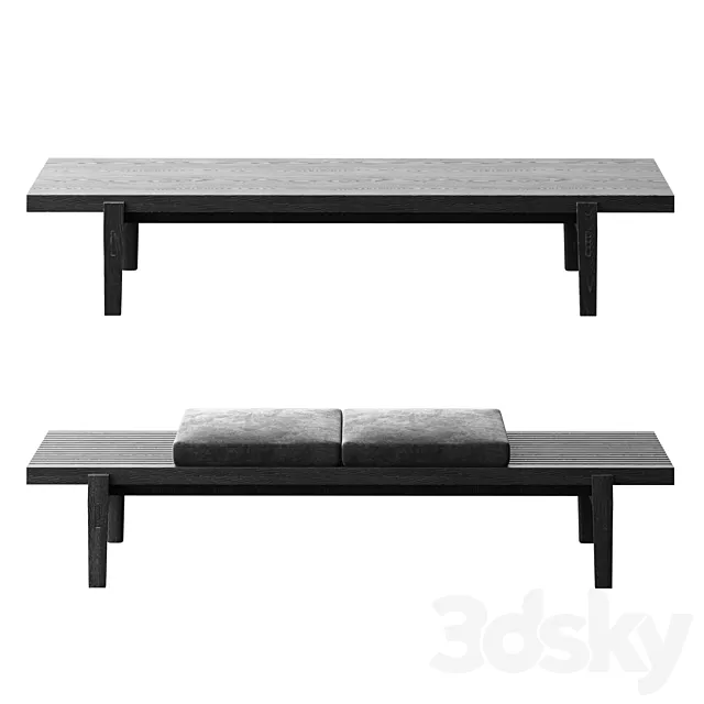 Poliform Home Hotel Bench 3DModel