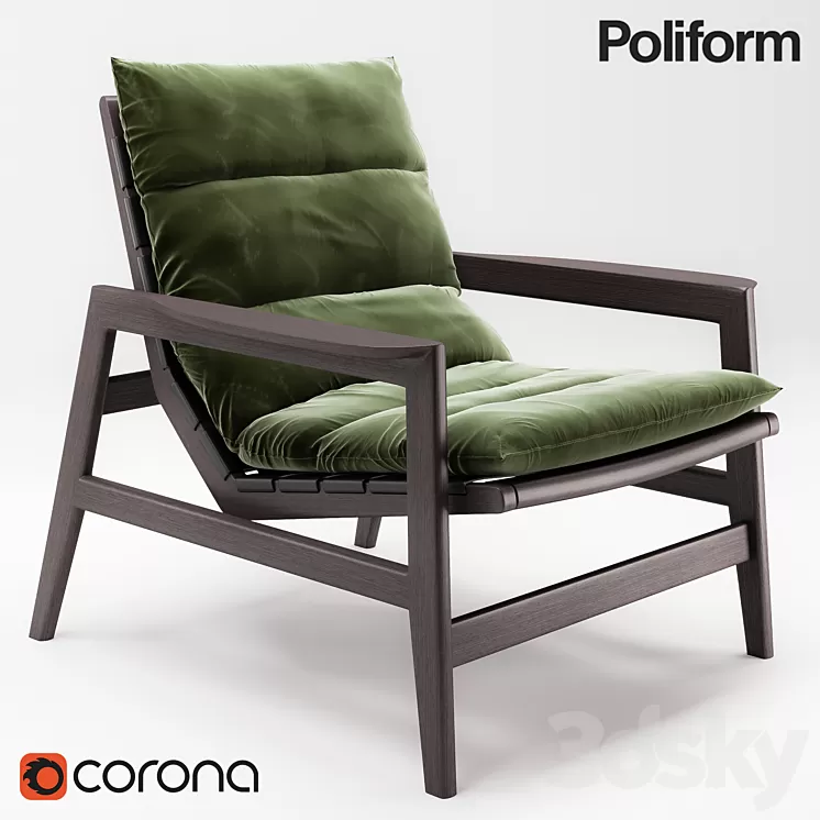 Poliform Ipanema armchair 3D Model