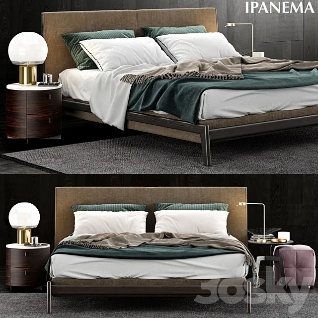 Poliform Ipanema Bed 3DModel