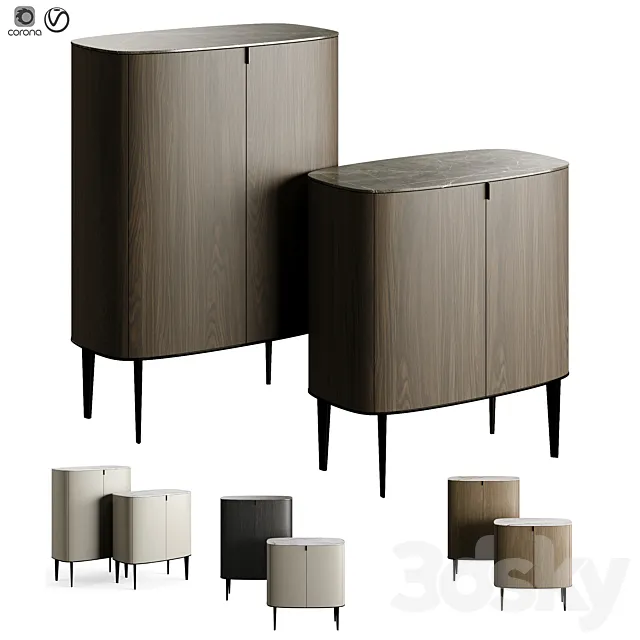 Poliform Italy Symphone Collection Cupboard 3DModel