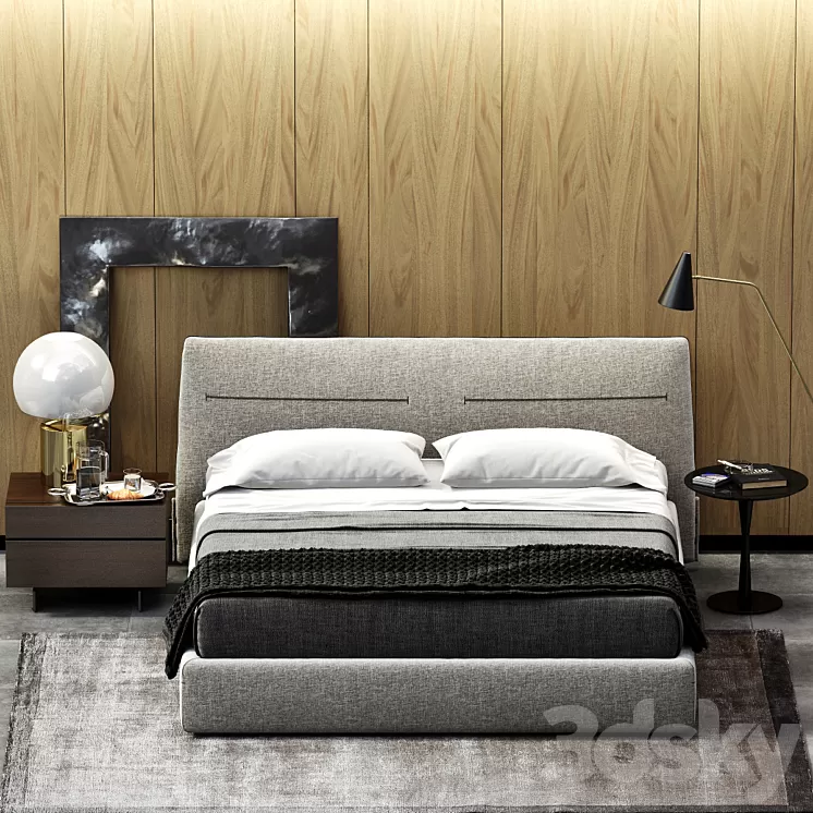 POLIFORM JACQUELINE BED 3D Model