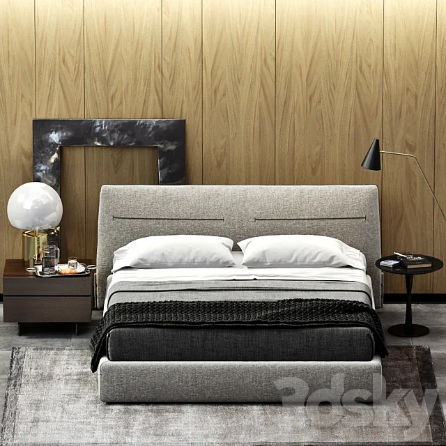 POLIFORM JACQUELINE BED 3DModel