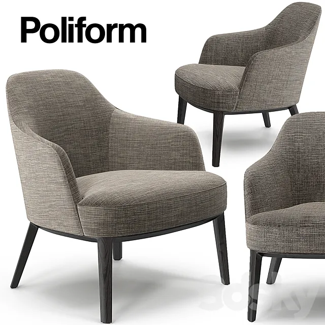 Poliform Jane armchair 3DModel