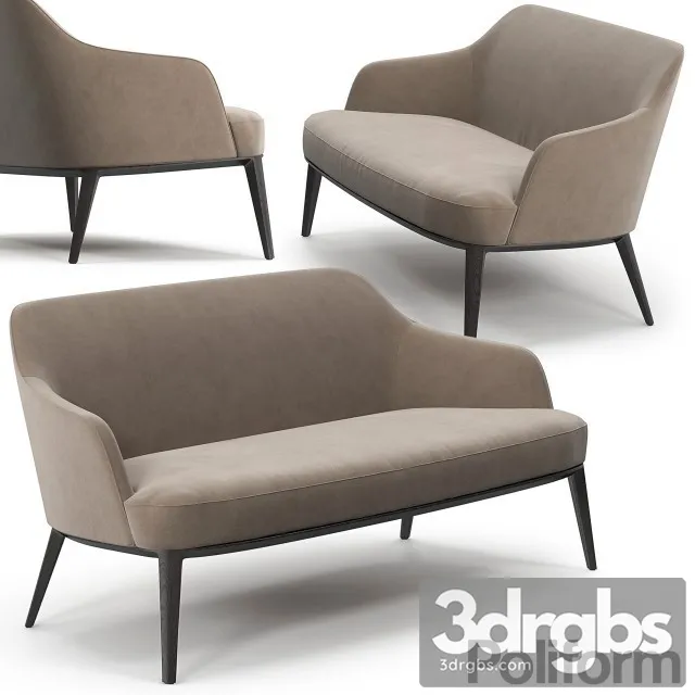 Poliform Jane Sofa 3D Model Free