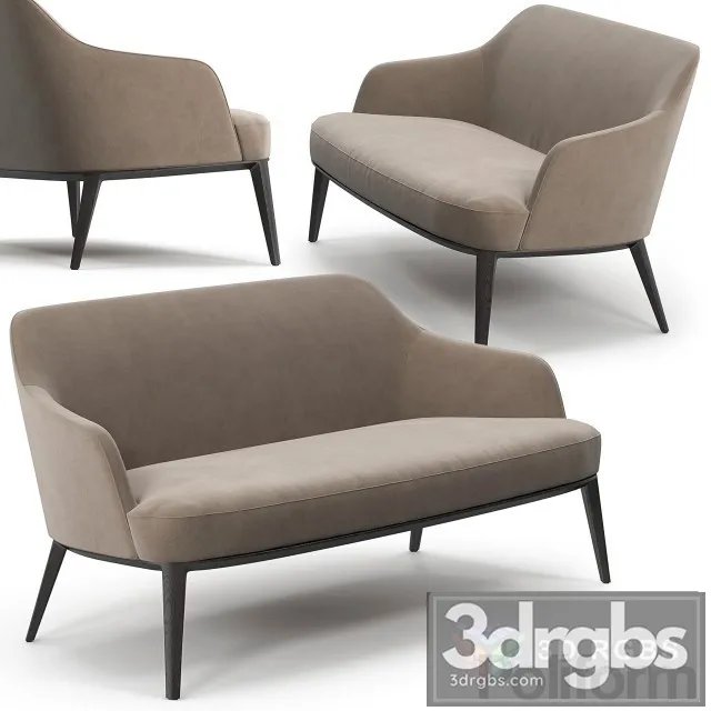 Poliform Jane Sofa 3D Model Free