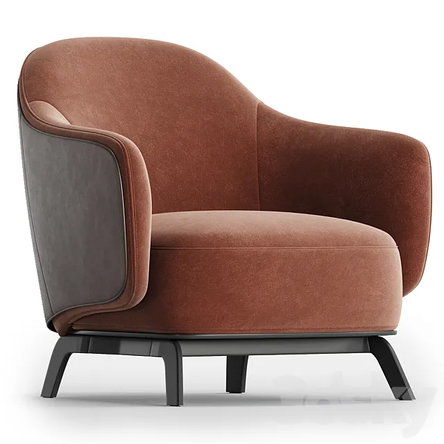 Poliform KAORI Armchair 3D Model