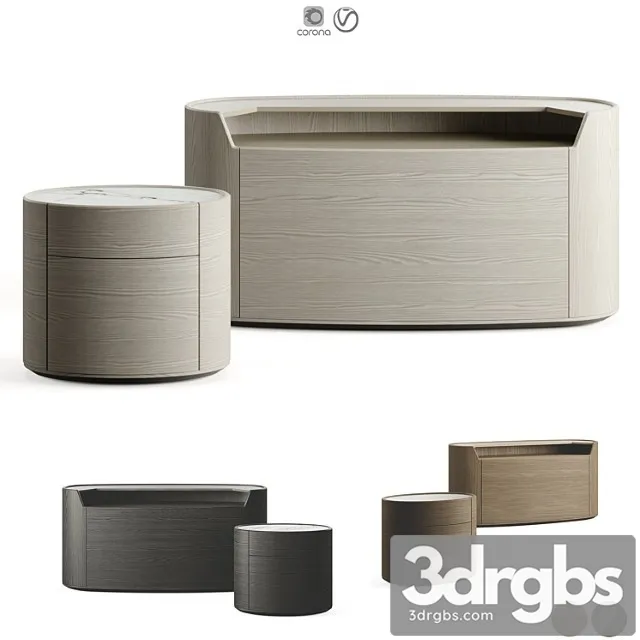 Poliform Kelly Collection With Plint 3D Model Free