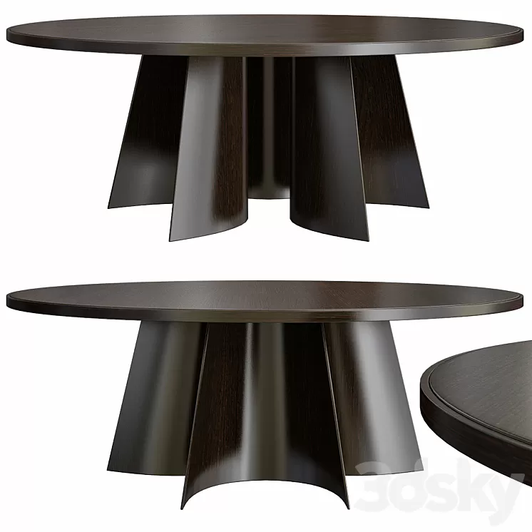 Poliform kensington round table 3D Model