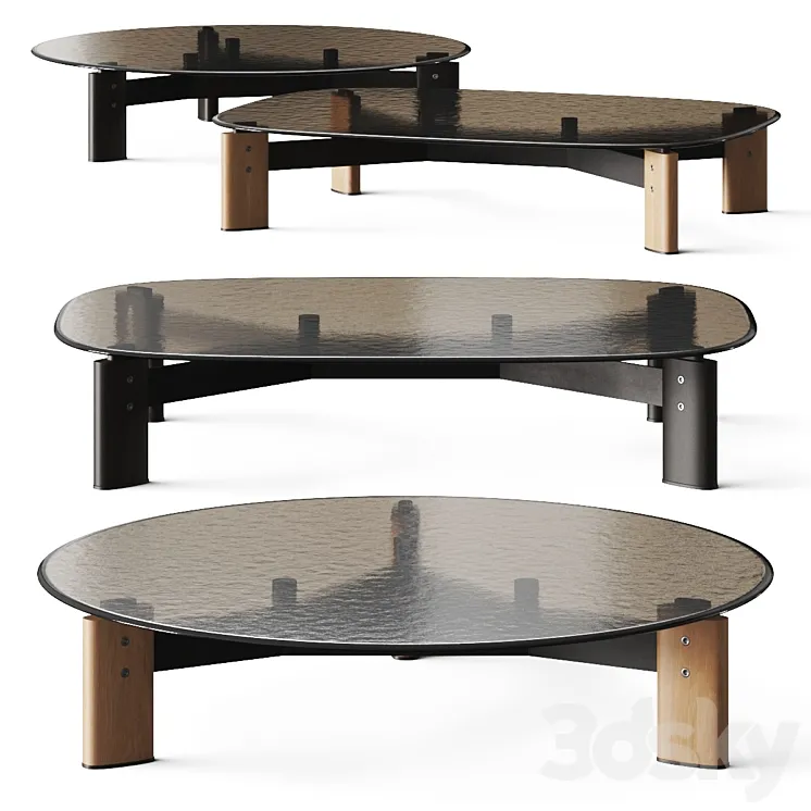 Poliform Ketch Coffee Tables 3D Model Free