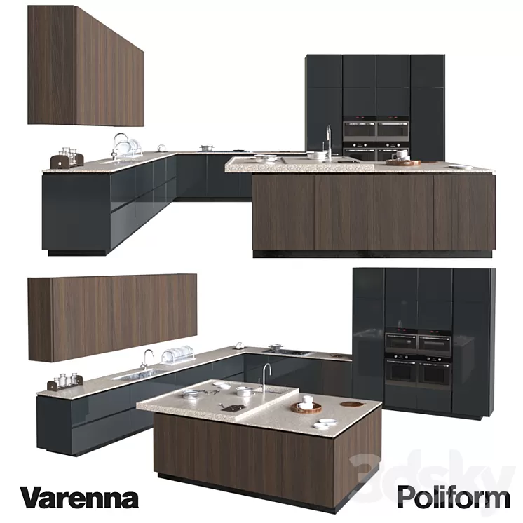 POLIFORM KITCHEN COLLECTION DESIGN CR & S VARENNA ARTEX 2